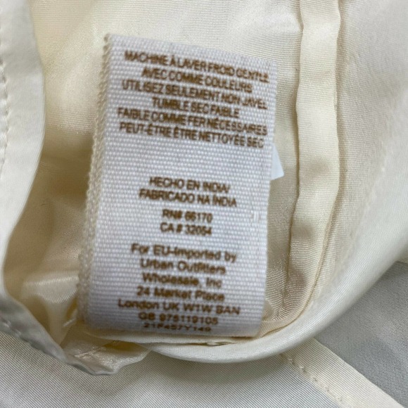 Free People Nude Cape Beaded Boho Sheer Dress $398 - Picture 9 of 10